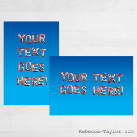 Personalised Wall Art Prints By Artist Rebecca Taylor. This Custom Sign reads: Your Text Here!.