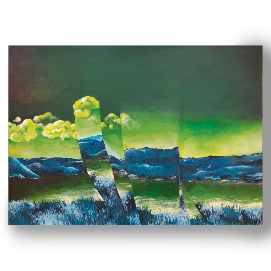 Opposite Landscape print by Rebecca Taylor, artist.